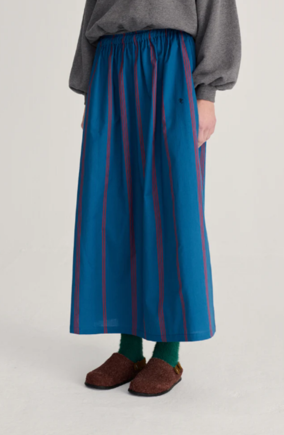 Triple Stripes All Over Evasé Skirt