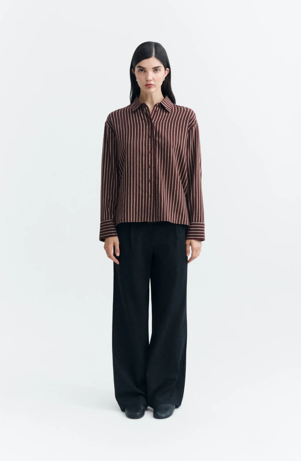 O'Hara Brushed Striped Manuela Blouse