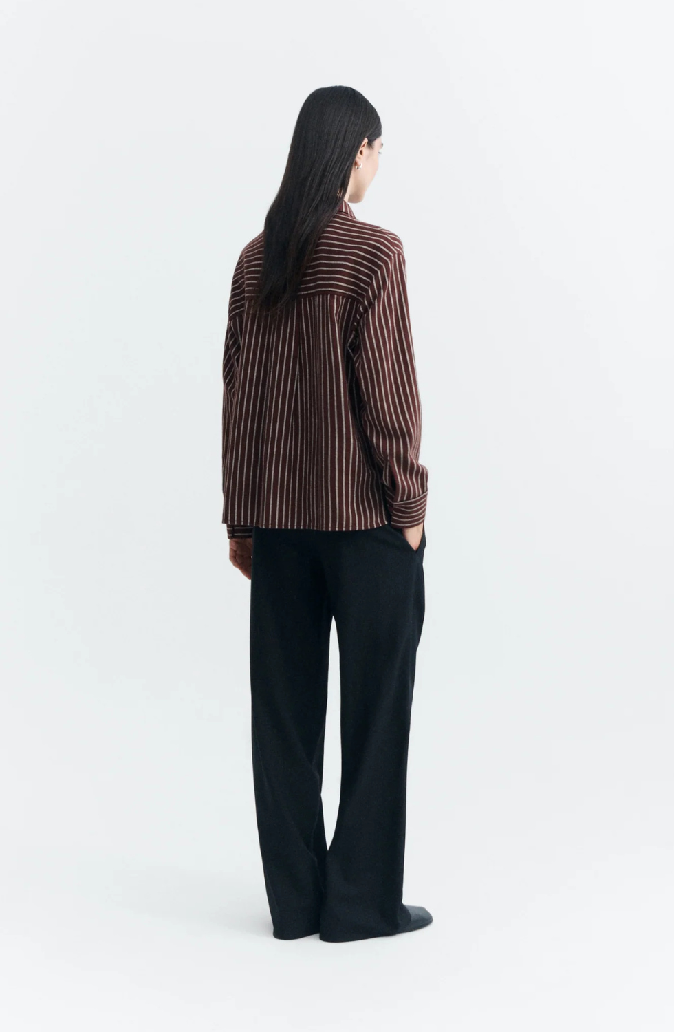 O'Hara Brushed Striped Manuela Blouse