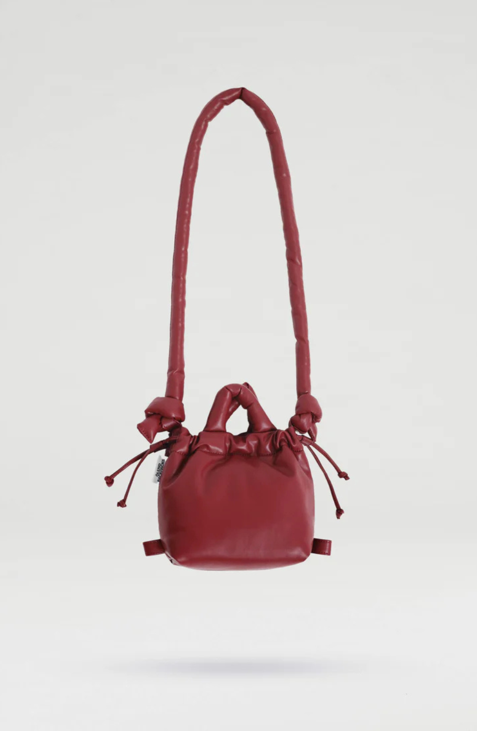 Micro Ona Vegan Leather: Cherry red