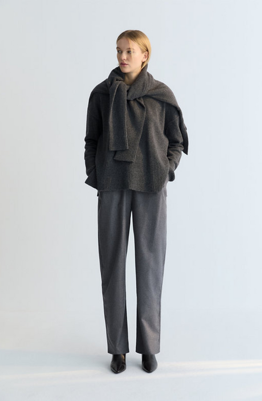 The New Society - Grey Dione Pants