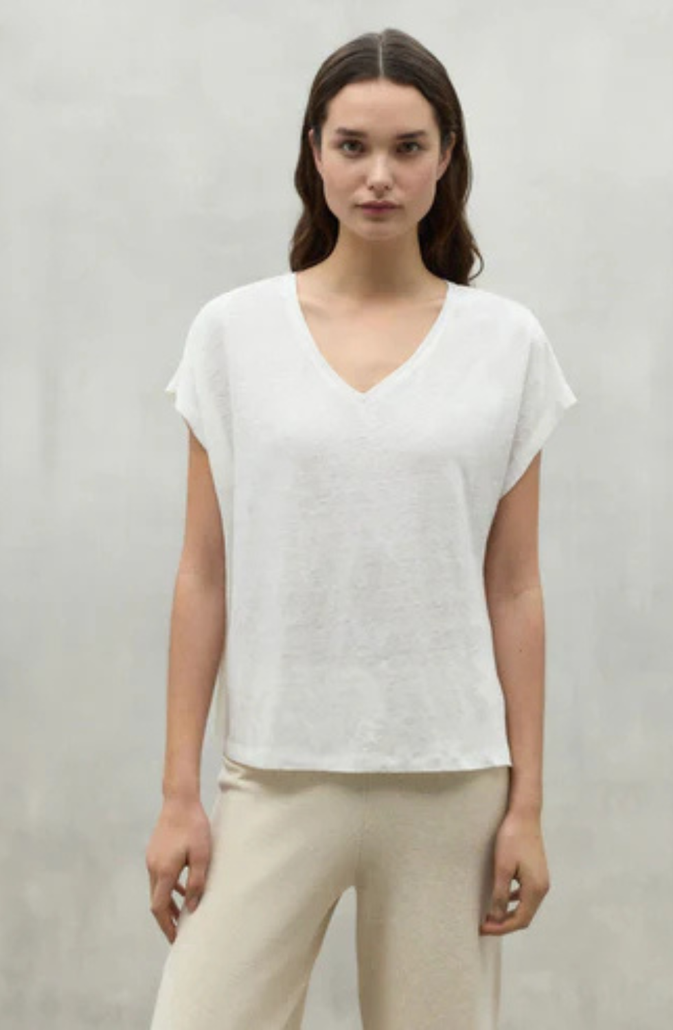 Arendal Linen T-Shirt Off White