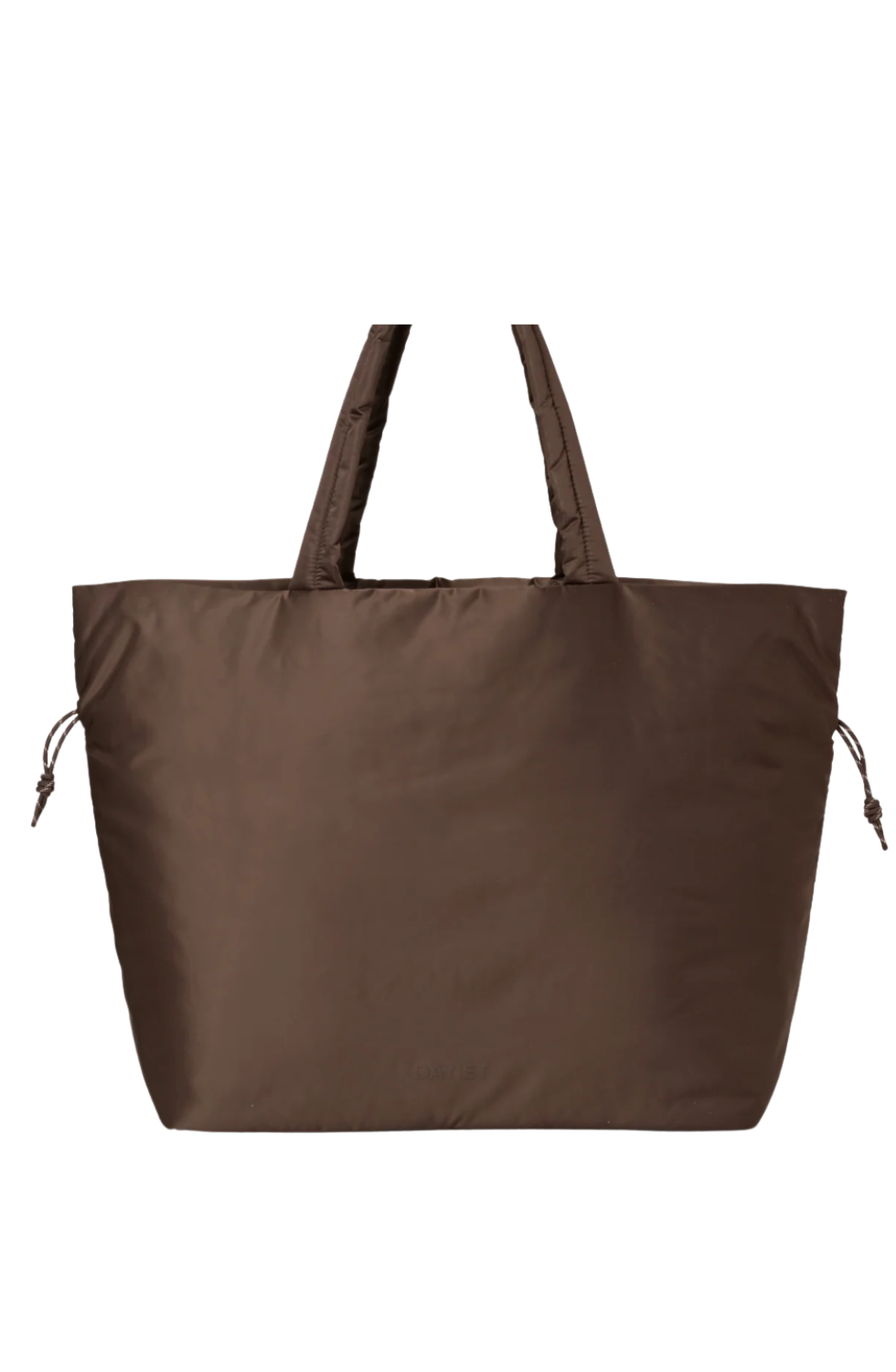 Medium soft drawstring shopper - brown