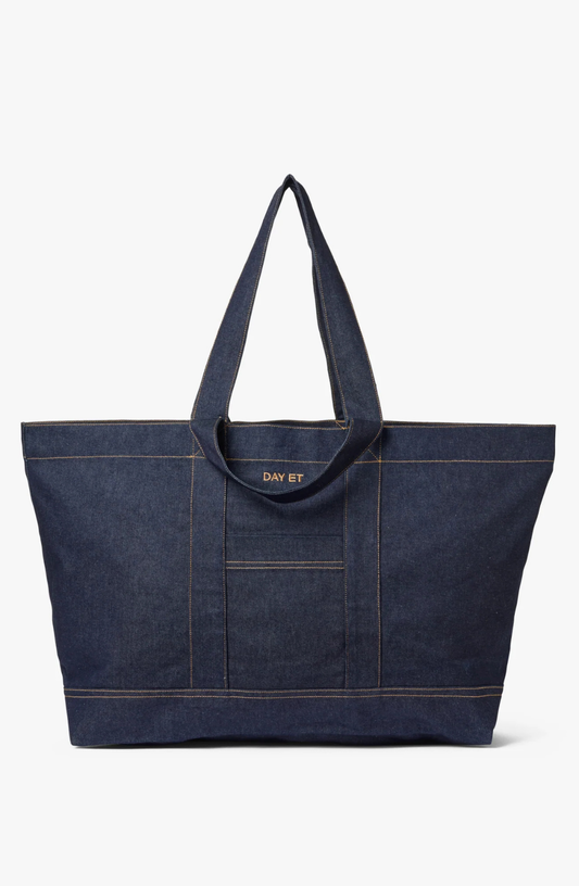 Large Dark Denim Weekend Bag
