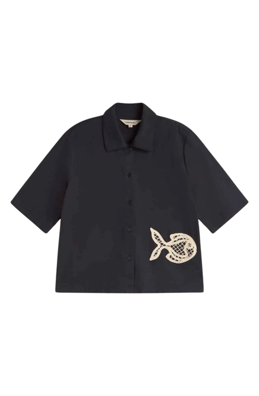 Ane Fish Patch Blouse