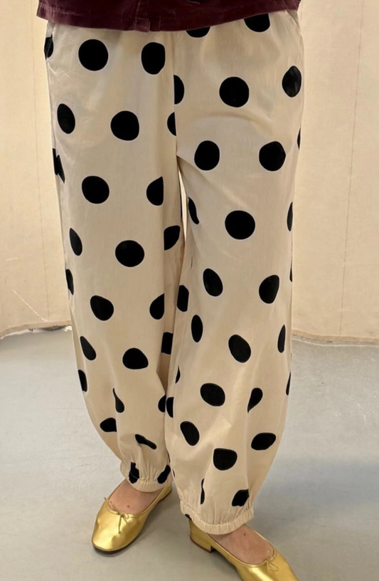 Iluna Pants Black Dot