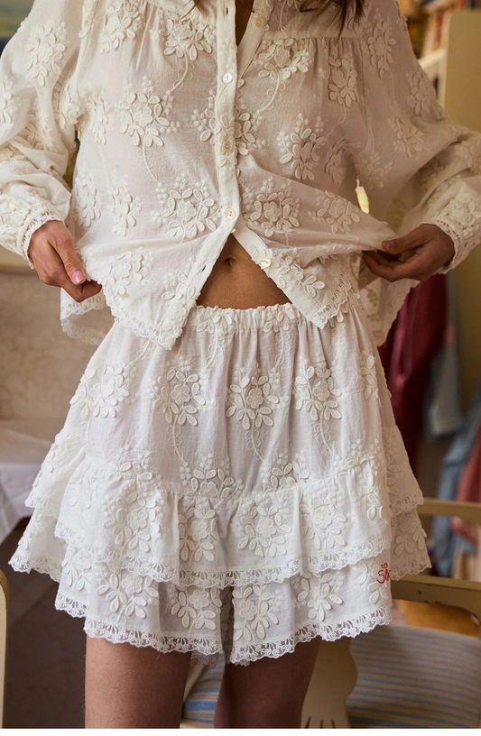 Delphine Shorts Off White