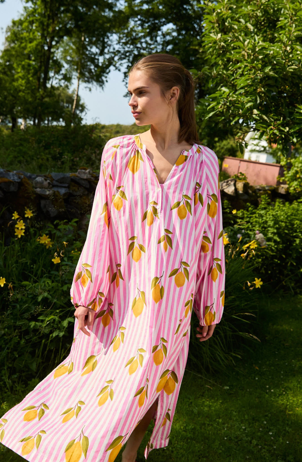 Lara Dress Pink Lemons