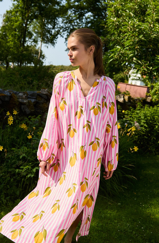 Lara Dress Pink Lemons