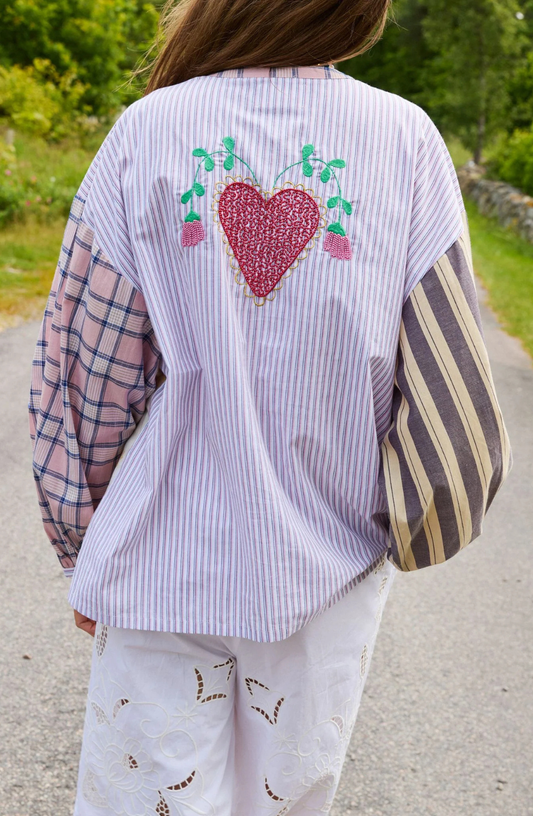 Paula Shirt Purple Mix