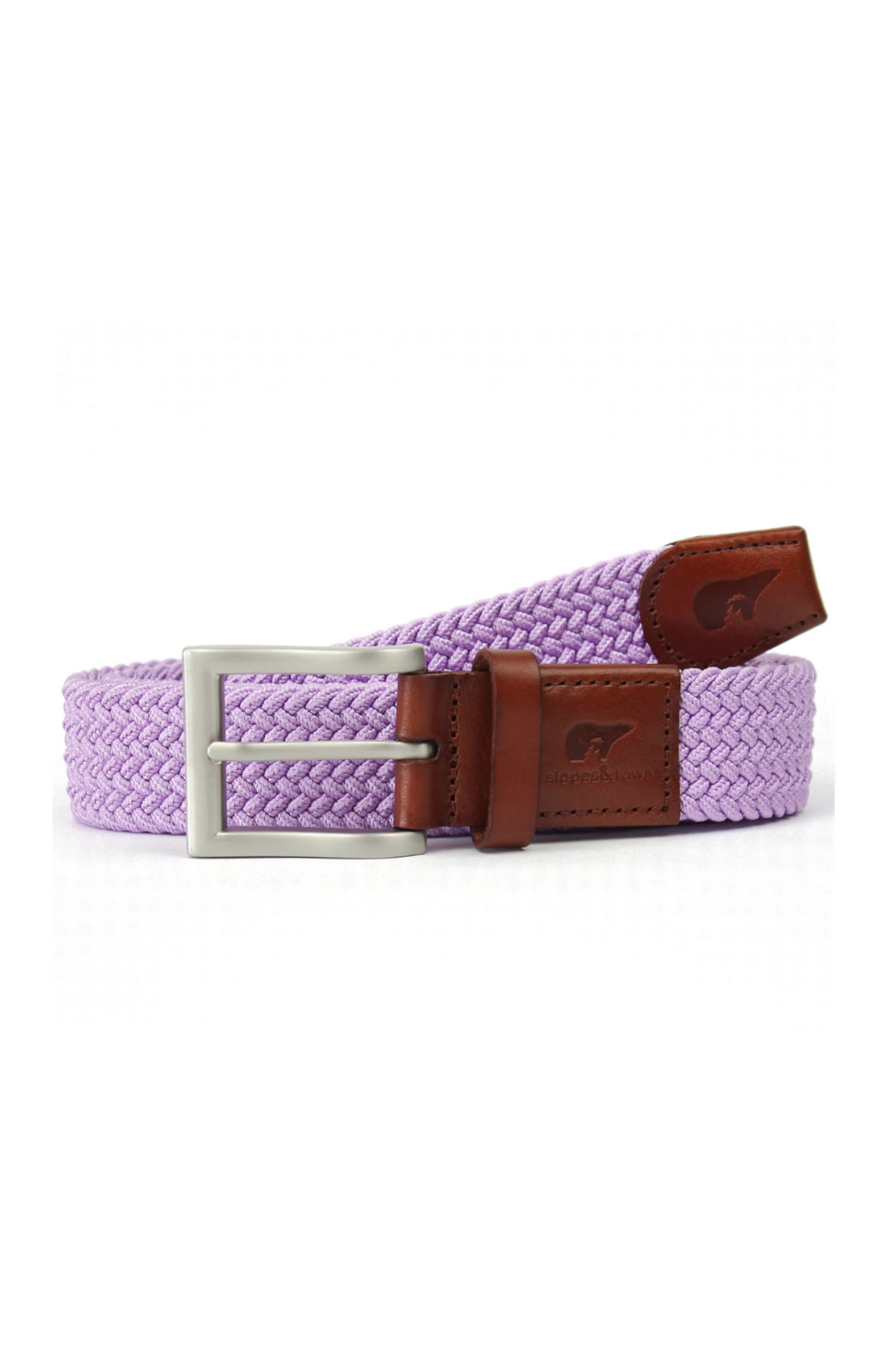 Recycled Elastic Purple Woven Belt