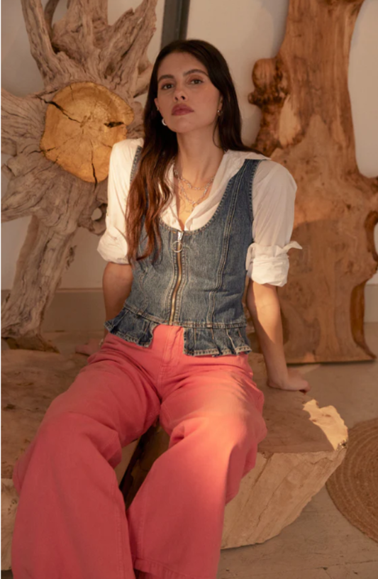 Sylvie Top In Nappa