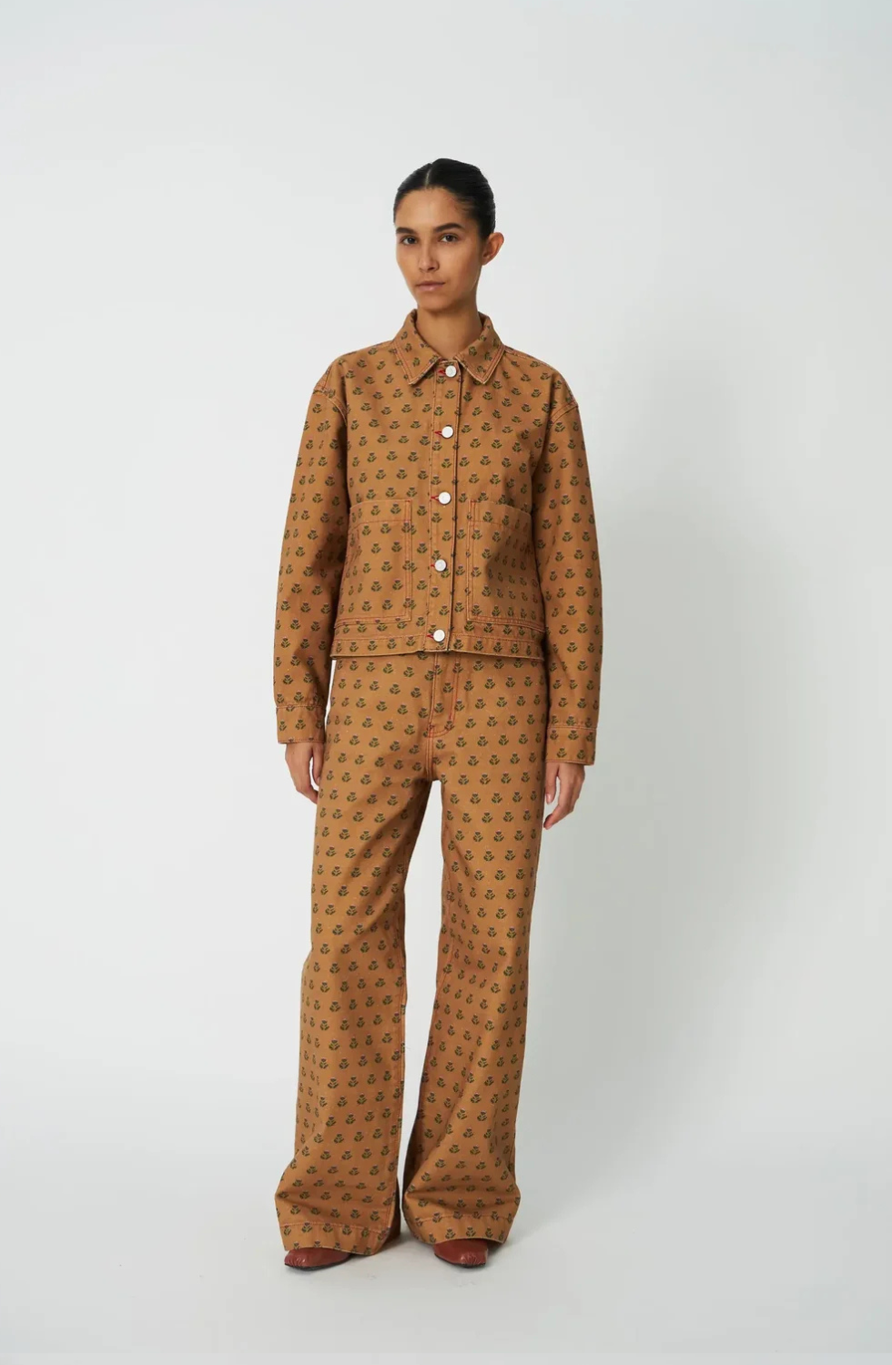 Printed Canvas Shirt