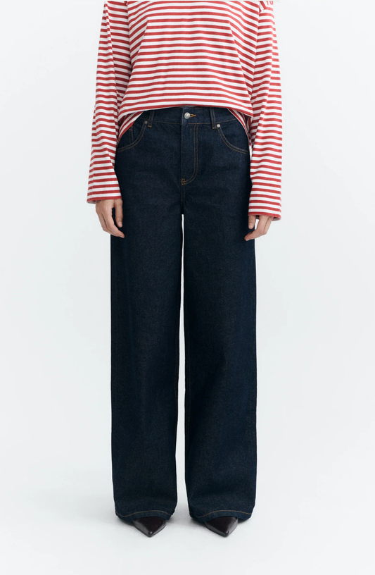 Wide-Leg Blue Hedda Jeans