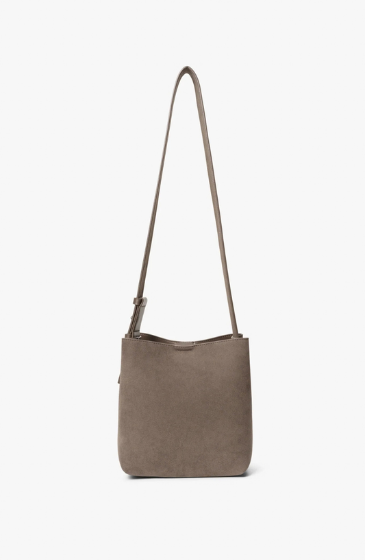 Imitation Suede Crossbody Shoulder Bag