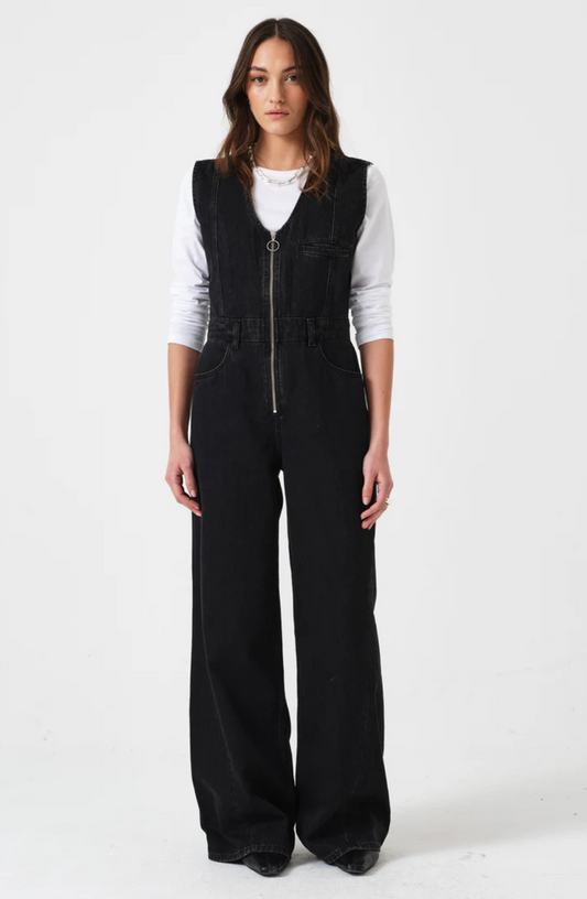 Seventy + Mochi  - Martha Denim Jumpsuit in Fairbanks