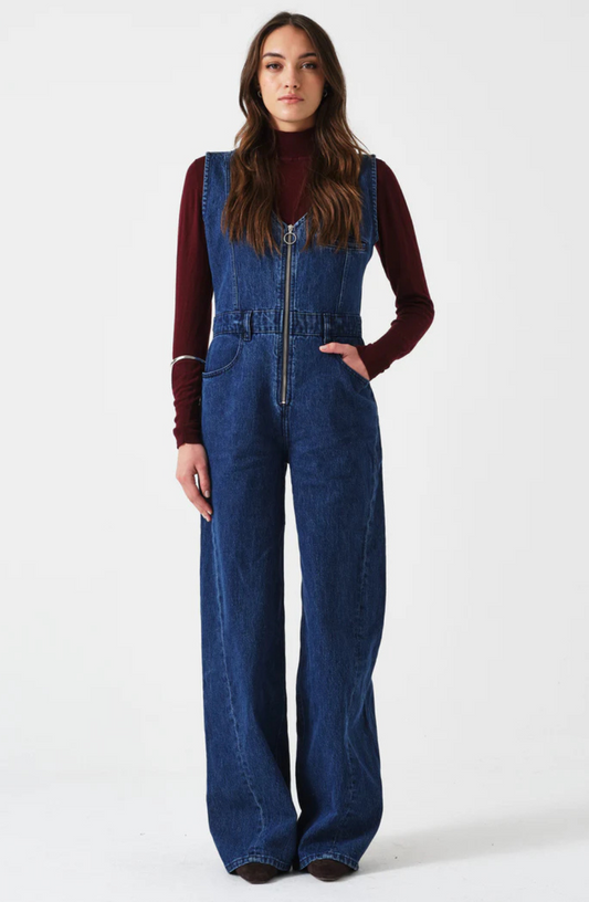 Seventy + Mochi  - Martha Denim Jumpsuit in Idaho