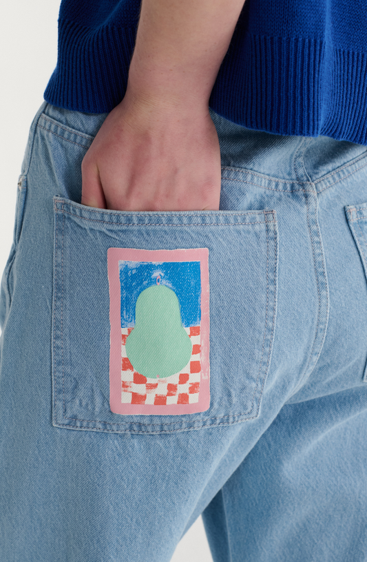 Simple Pear High-waist Jeans