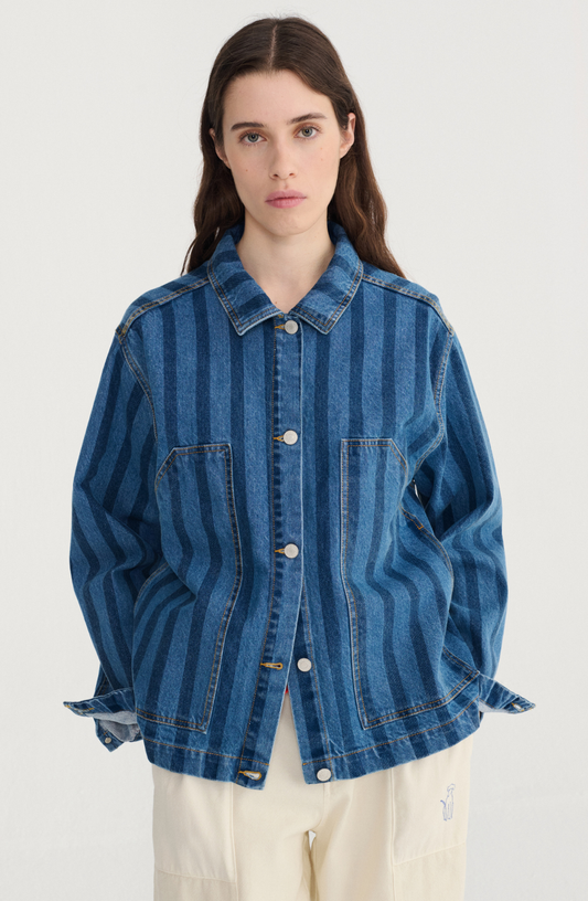 Stripe Denim Jacket
