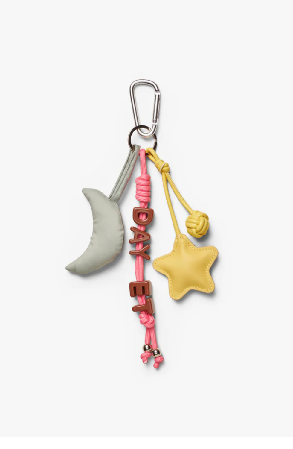 Moon and Star Clip-On Bag Charm